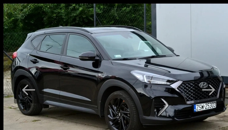 Hyundai Tucson cena 110000 przebieg: 63000, rok produkcji 2019 z Świnoujście małe 121